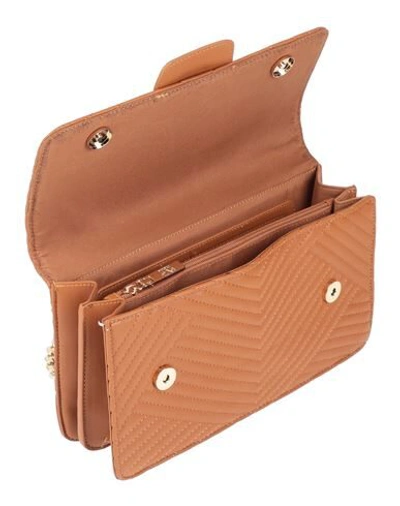 Shop 19v69 By Versace Handbags In Camel