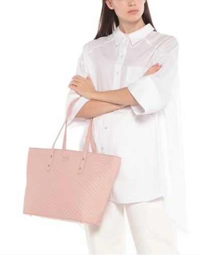Shop 19v69 By Versace Handbags In Light Pink