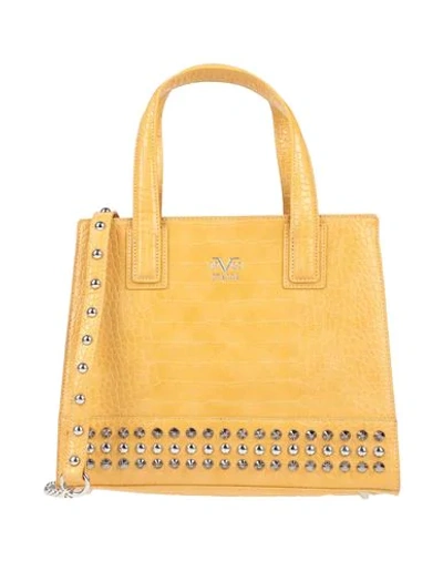 Shop 19v69 By Versace Handbags In Ocher