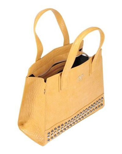 Shop 19v69 By Versace Handbags In Ocher