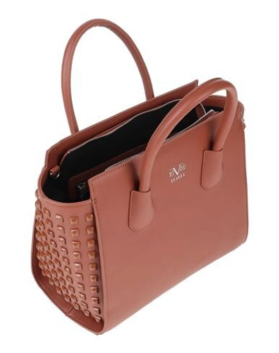 Shop 19v69 By Versace Handbag In Tan