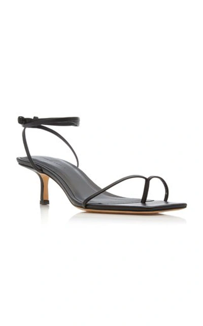 Shop Studio Amelia Women's Lace-up Leather Sandals In Black,white