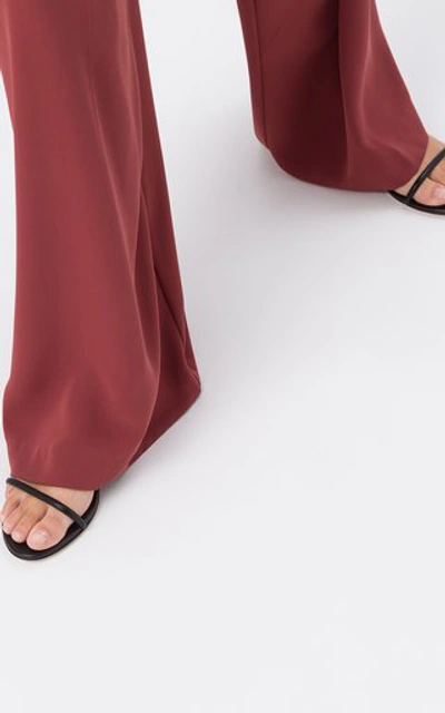 Shop Aeyde Women's Alek Leather Flat Sandals In Black,white
