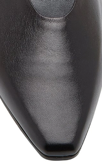 Shop Aeyde Women's Betty Leather Flats In Black