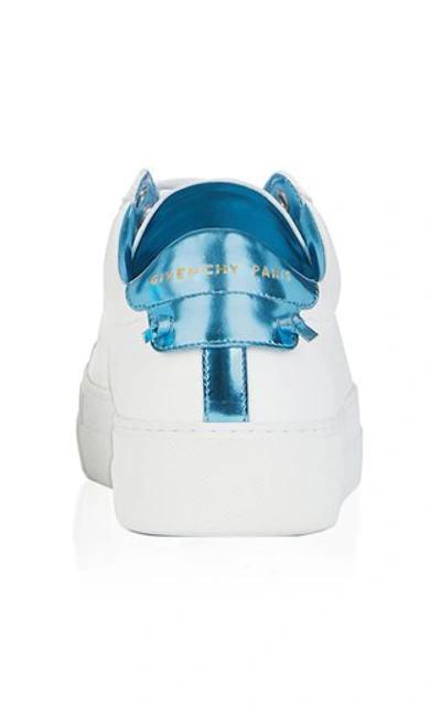 Shop Givenchy Women's Urban Street Platform Leather Sneakers In White