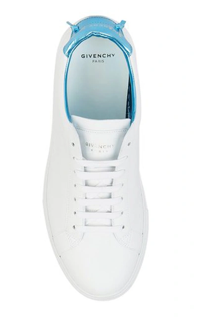 Shop Givenchy Women's Urban Street Platform Leather Sneakers In White