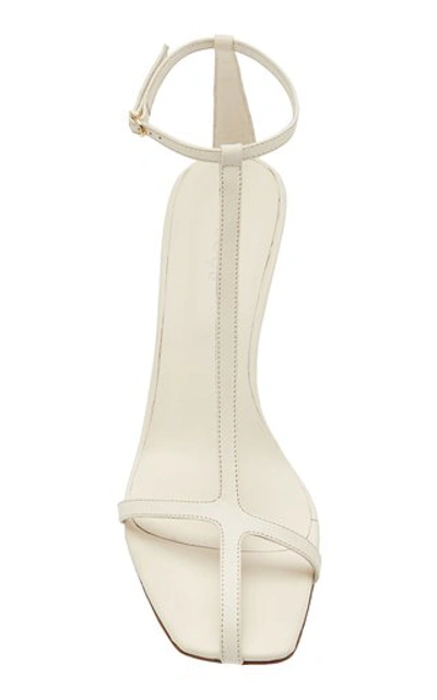 Shop Neous Jumel Leather Sandals In White