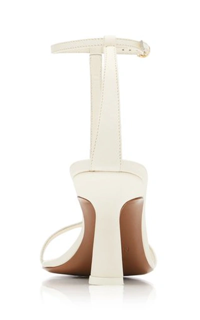 Shop Neous Jumel Leather Sandals In White