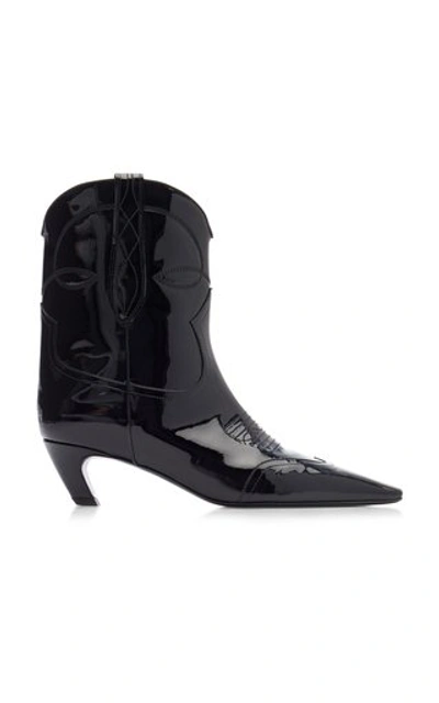 Khaite Dallas Ankle Boots In Black