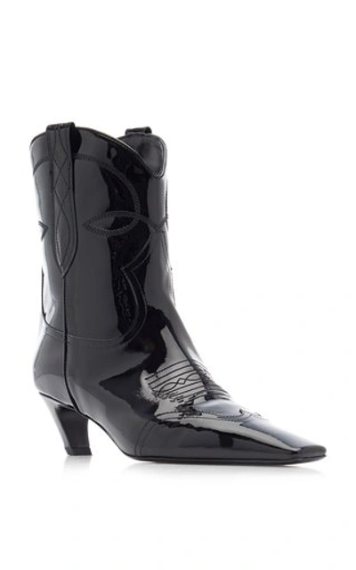 Khaite Dallas Ankle Boots In Black
