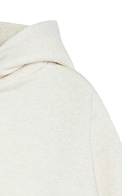 Shop Rodebjer Women's Monogram Organic Cotton-blend Hoodie In White,black