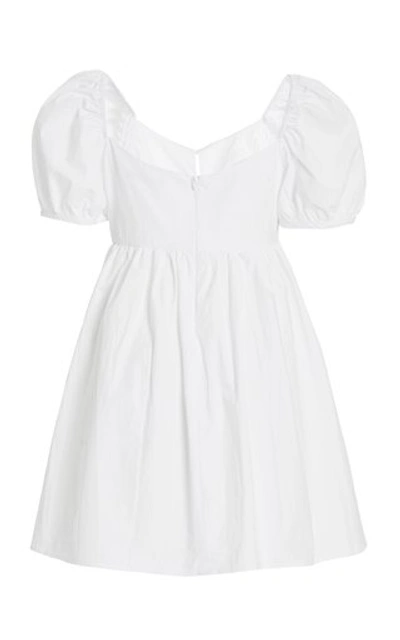 Shop Ciao Lucia Women's Ischia Babydoll Mini Dress In White,navy