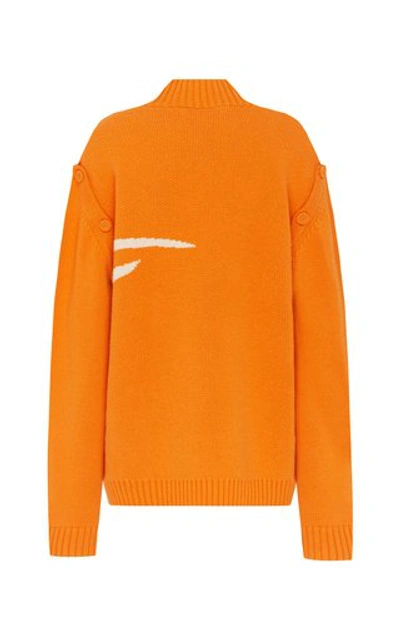 Shop Christopher Esber Women's Lambada Sands Oversized Knit Sweater In Orange