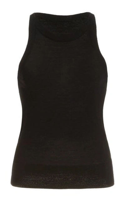 Shop Co Women's Wool Knit Tank Top In Black