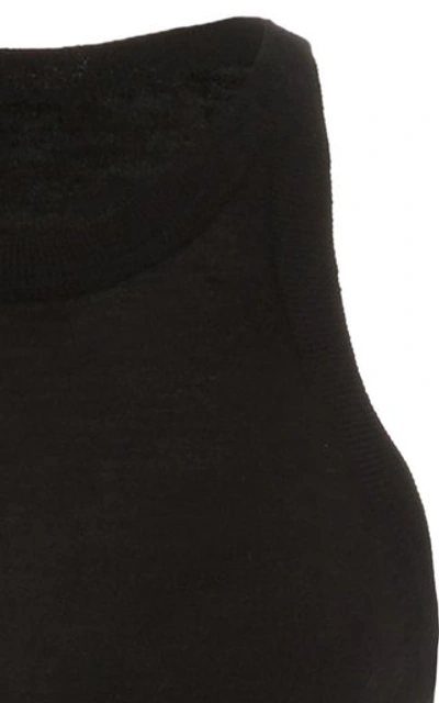 Shop Co Women's Wool Knit Tank Top In Black