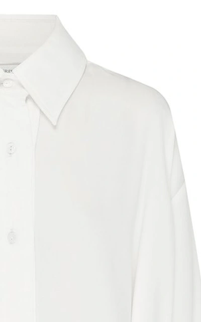 Shop Christopher Esber Bandana Scarf Shirt In White