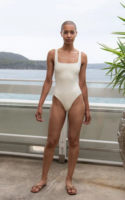 Shop Bondi Born Women's Margot One-piece Swimsuit In White