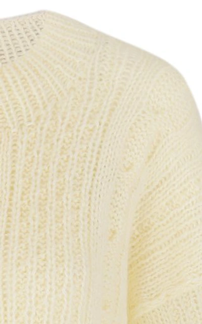 Shop Anna October Women's Oleh Oversized Cableknit Sweater In White