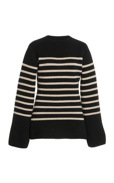 Shop Khaite Women's Lou Striped Cashmere Sweater