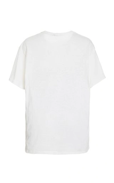 Shop R13 Women's U2 Sweden Printed Jersey Boy T-shirt In White