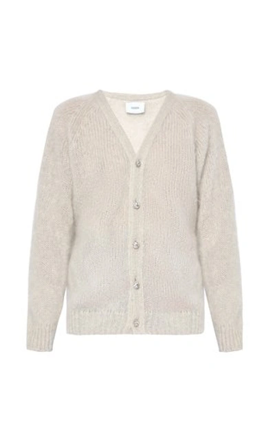 Shop Erdem Women's Marcilly Mohair-blend Cardigan In White,red