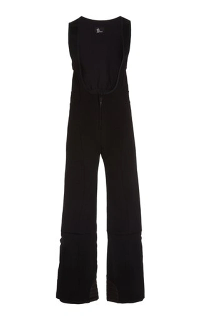 Shop Moncler Women's Stretch-shell Ski Jumpsuit In Black
