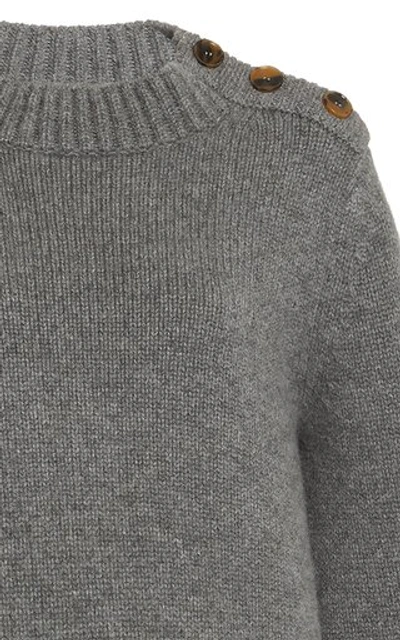 Shop Khaite Women's Brie Cashmere Sweater In Grey