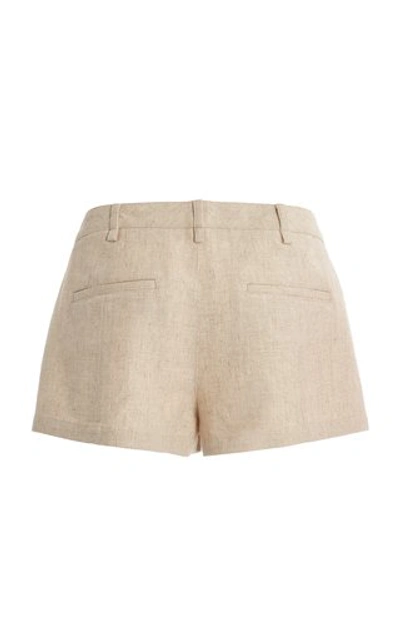 Shop Jacquemus Woven Shorts In Neutral