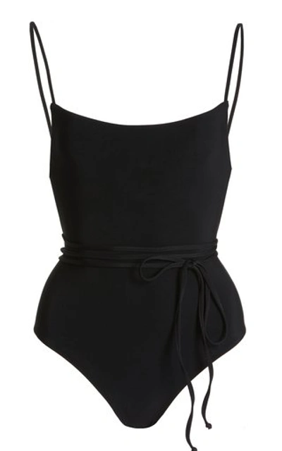 Shop Anemos Women's The K.m. One-piece Swimsuit In Black
