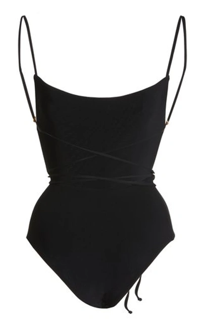 Shop Anemos Women's The K.m. One-piece Swimsuit In Black