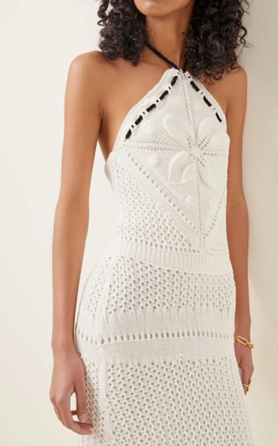 Shop Alexis Women's Ibada Cotton Halter Maxi Dress In White