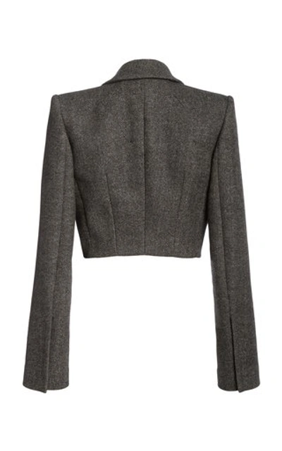 Shop Khaite Women's Lucille Wool Blazer In Grey