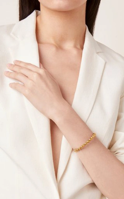 Shop Sylvia Toledano Dots Gold-plated Cuff