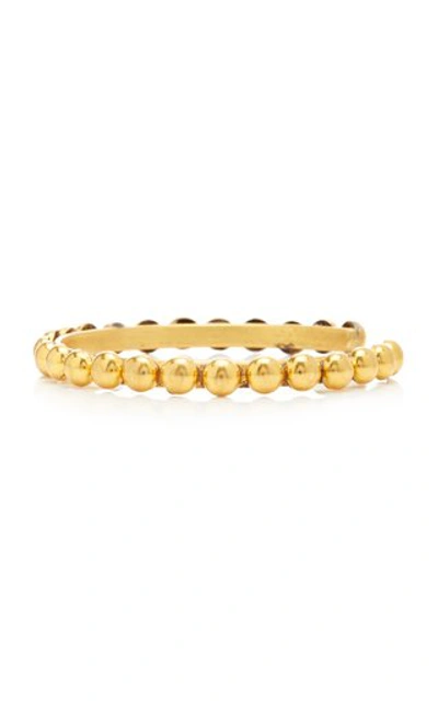 Shop Sylvia Toledano Dots Gold-plated Cuff