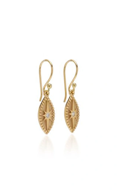 Shop Pamela Zamore Women's Baby Marquise 18k Yellow Gold Diamond Earrings