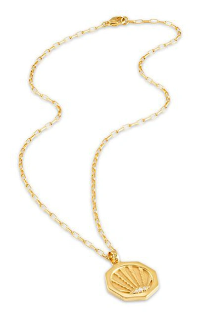 Shop Pamela Zamore Women's Ray 18k Yellow Gold Diamond Necklace