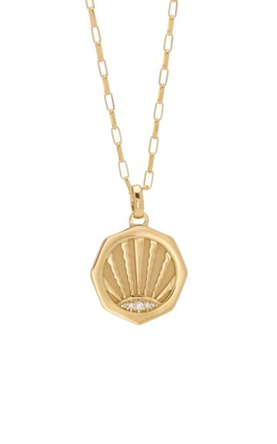 Shop Pamela Zamore Women's Ray 18k Yellow Gold Diamond Necklace
