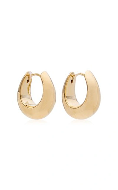 Shop Tom Wood Small Ice Hoop Gold-plated Earrings