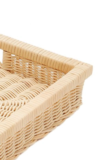 MODA DOMUS WICKER SQUARE TRAY 