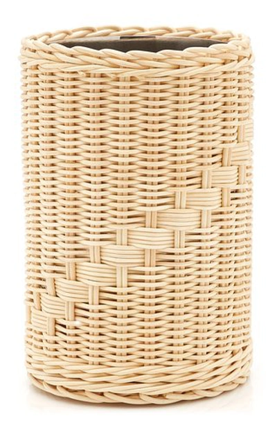 Shop Moda Domus Raffia Wine Cooler In Neutral