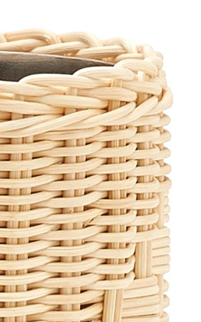 Shop Moda Domus Raffia Wine Cooler In Neutral