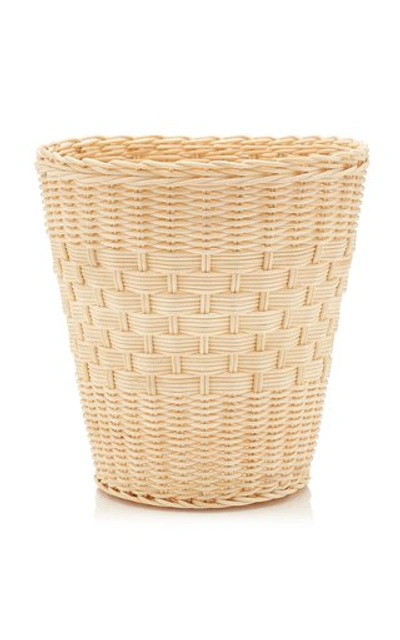 Shop Moda Domus Raffia Woven Basket In Neutral