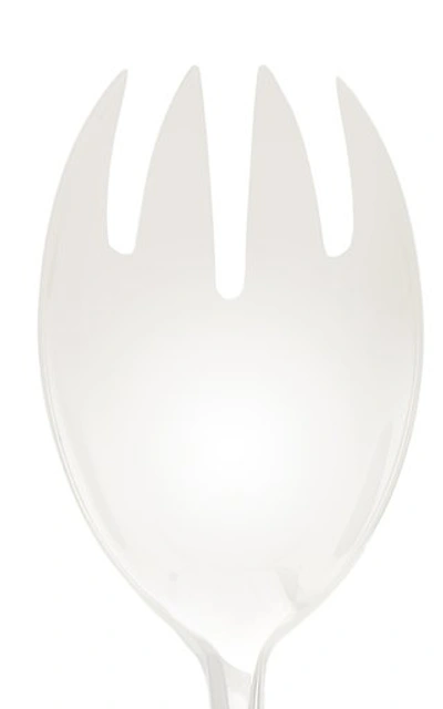 Alain Saint-joanis Majestic Boxwood Silver-plated Salad Set In Metallic
