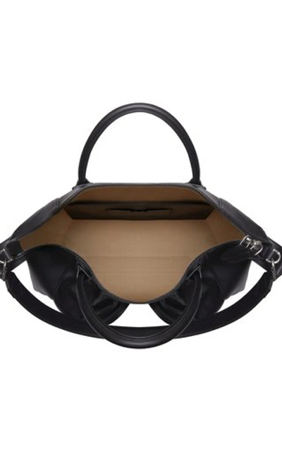 Shop Givenchy Antigona Small Soft Leather Shoulder Bag In Black