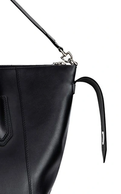 Shop Givenchy Antigona Small Soft Leather Shoulder Bag In Black