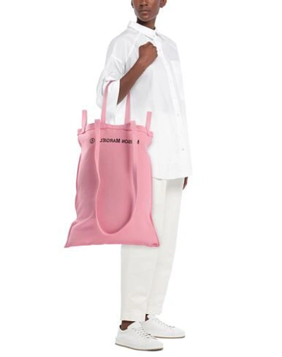 Shop Mm6 Maison Margiela Handbags In Pink