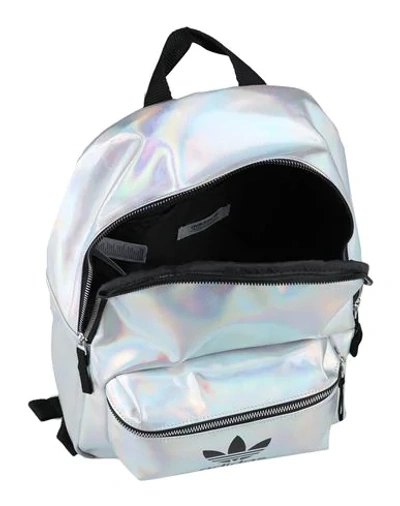 Shop Adidas Originals Backpack & Fanny Pack In Silver