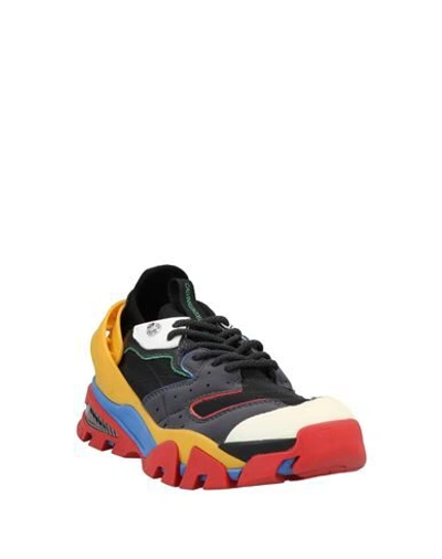 Shop Calvin Klein 205w39nyc Sneakers In Yellow