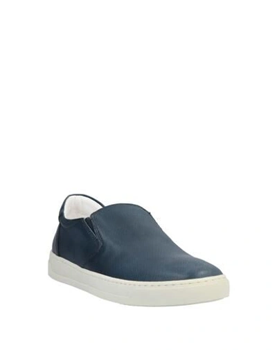Shop A.testoni Sneakers In Blue