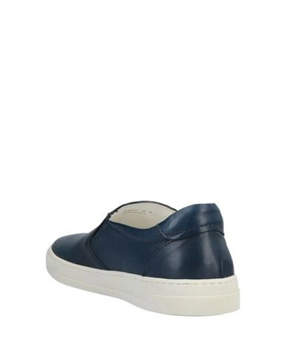 Shop A.testoni Sneakers In Blue